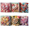 (US Only)6PCS DIY Heart Diamond Art Greeting Cards Congratulations Cards & Gifts