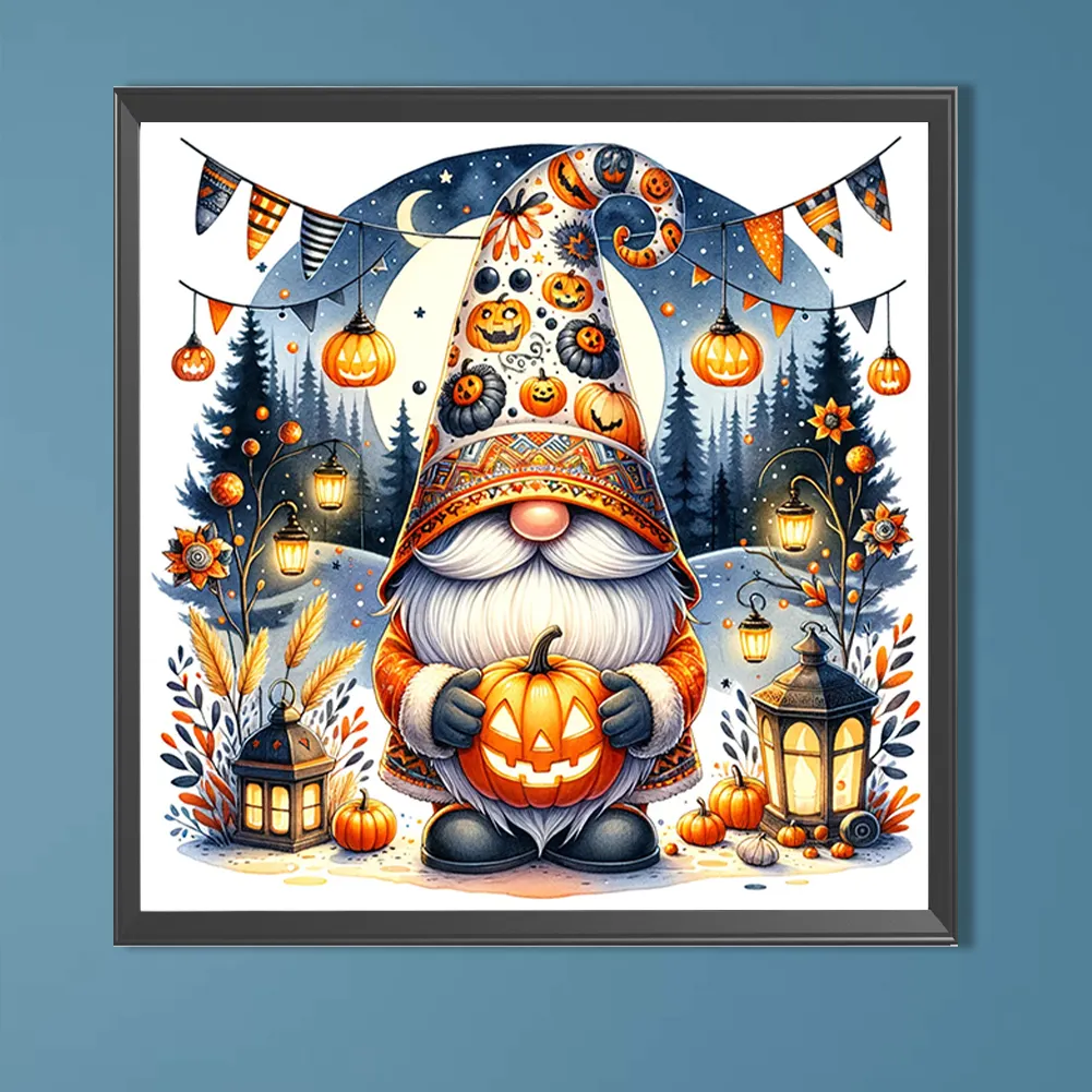 Partial AB Diamond Painting - Full Round Drill - Halloween Goblin(Canvas|45*45cm)