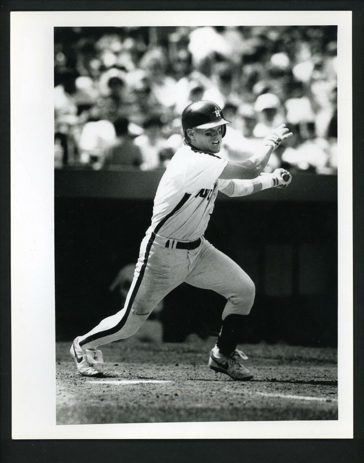 Craig Biggio circa 1990's Press Original Photo Poster painting Houston Astros 1A1A