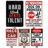 (Multi Style)Warning Sign - Metal Tin Signs(8*12Inch)