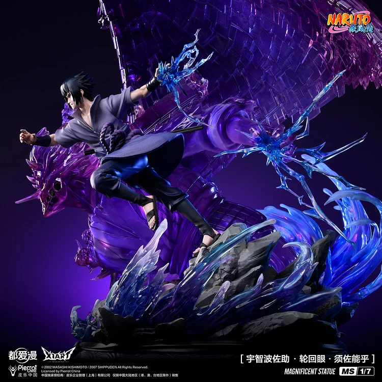 Naruto vs Sasuke at The Valley of The End Mural Statue - Spec