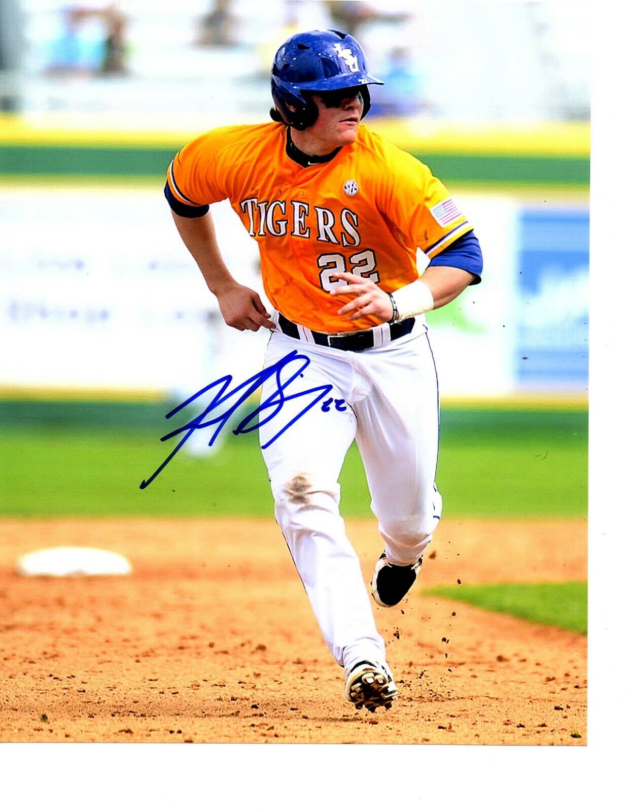 Kade Scivicque LSU Tigers Signed 8x10 Photo Poster painting Autographed Detroit Tigers BAYOU b