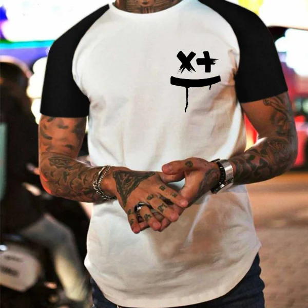 Fashion casual printed T-shirt / [viawink] /
