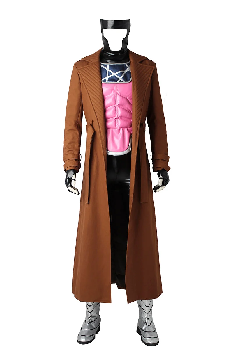 X-men Gambit Remy Etienne LeBeau Cosplay Costume outfit