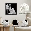 (25x25cm)DIY Lady Framed Handmade Pearl Painting Art Craft Kit Living Home Decor