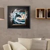 Diamond Painting-DIY Full Round Drill Dolphin(40*40CM)