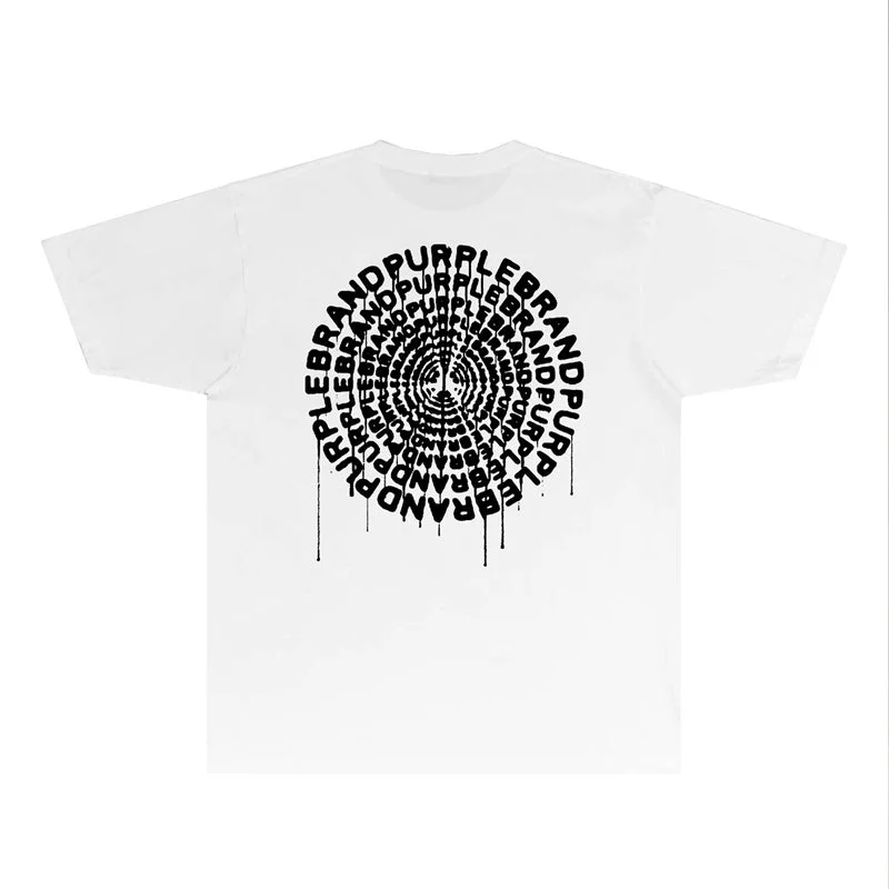 Purple 2023 new fashion T-shirt short sleeves