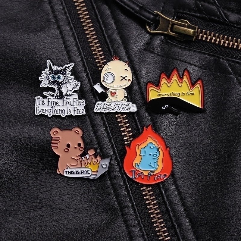 Cartoon Style Cowboy Style Animal Letter Alloy Stamping Stoving Varnish Women’s Brooches