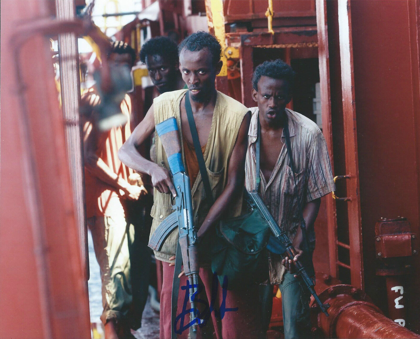 **GFA Captain Phillips Movie *BARKHAD ABDI* Signed 8x10 Photo Poster painting MH3 COA*