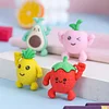 20PCS Fruit Shape Erasers for Kids Games Class Reward Student Office Exam Stationery Gift
