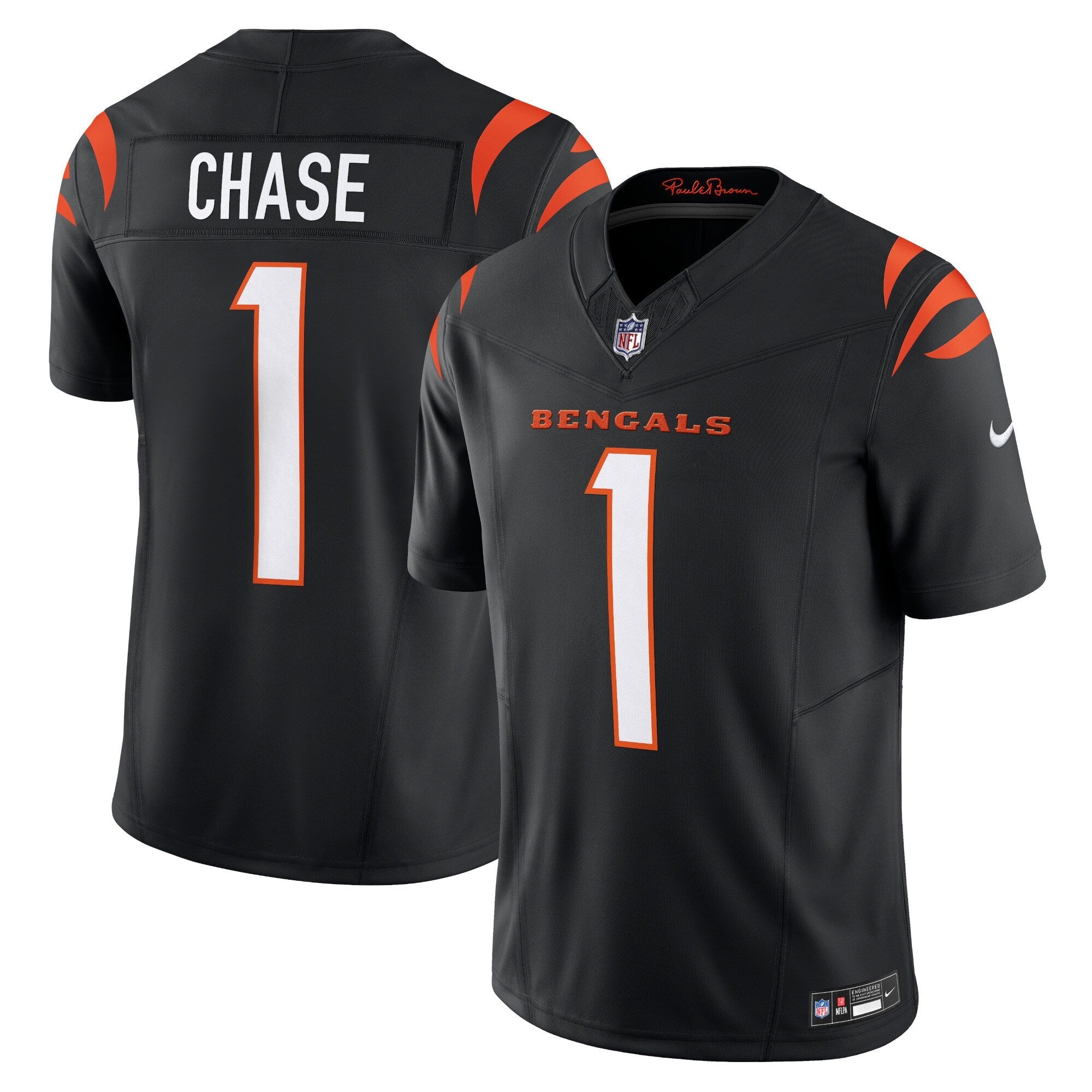 Ja'Marr Chase Cincinnati Bengals Nike Vapor F.U.S.E. Limited Jersey - Black mysite