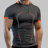 Gioiacombo&trade; T-shirt a maniche corte da uomo di moda sportiva estiva ad asciugatura rapida