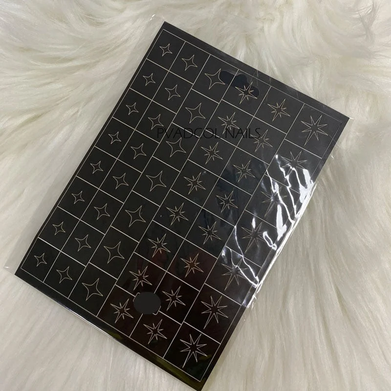 Nail Art Airbrush Stencils for Fun Prints Sticker Decals Airbrush Nails Trendy Salon Manicure Supply-Nail Inspo