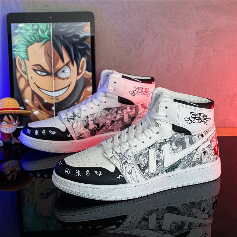 One Piece Manga Graphic Sneakers weebmemes
