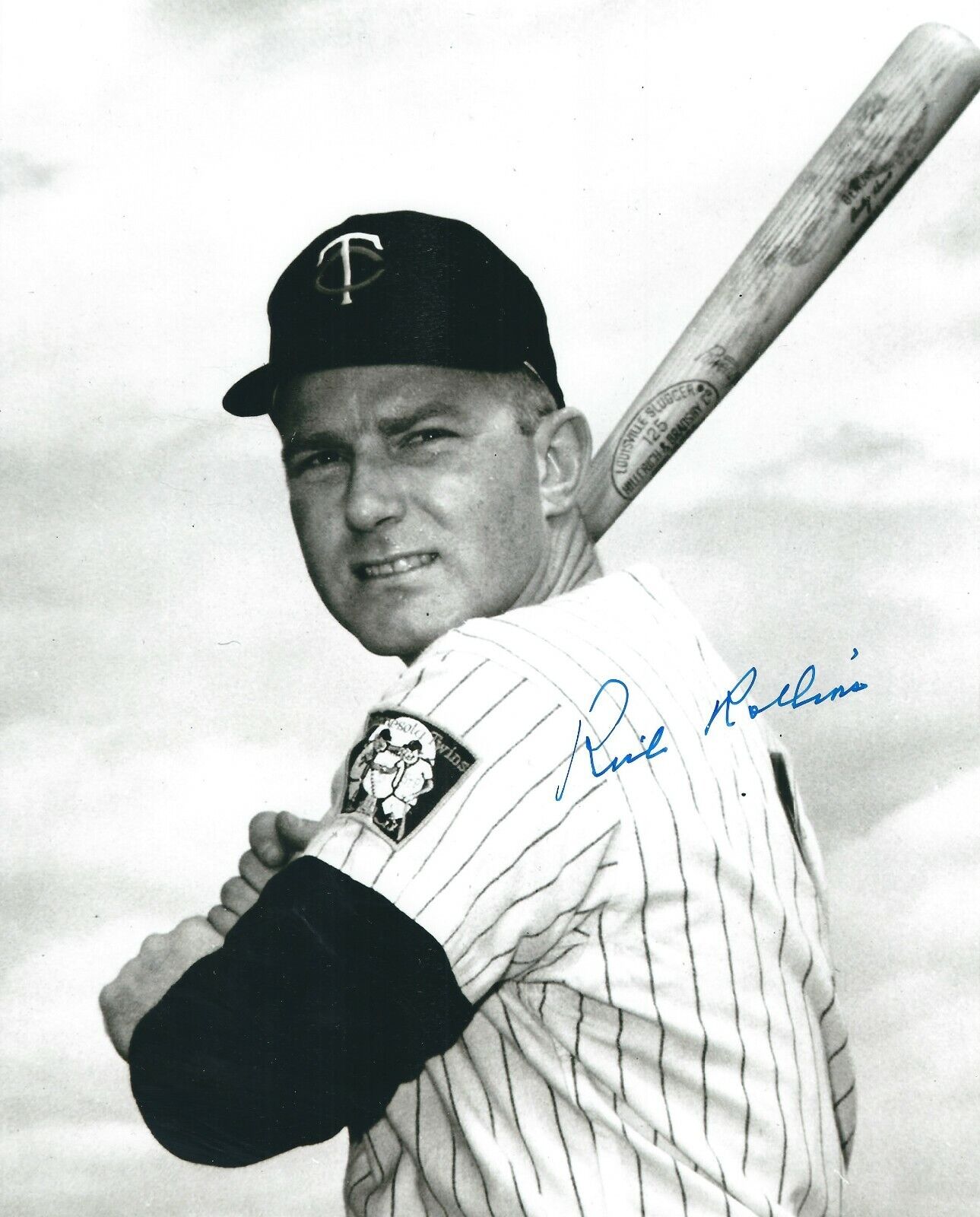 Signed 8x10 RICH ROLLINS Minnesota Twins Autographed Photo Poster painting - COA