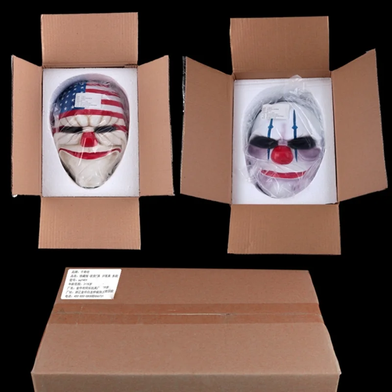 Halloween Mask Resin Halloween Festival Party US Flag Pattern Mask Halloween Mask Resin Halloween Festival Party US Flag Pattern Mask