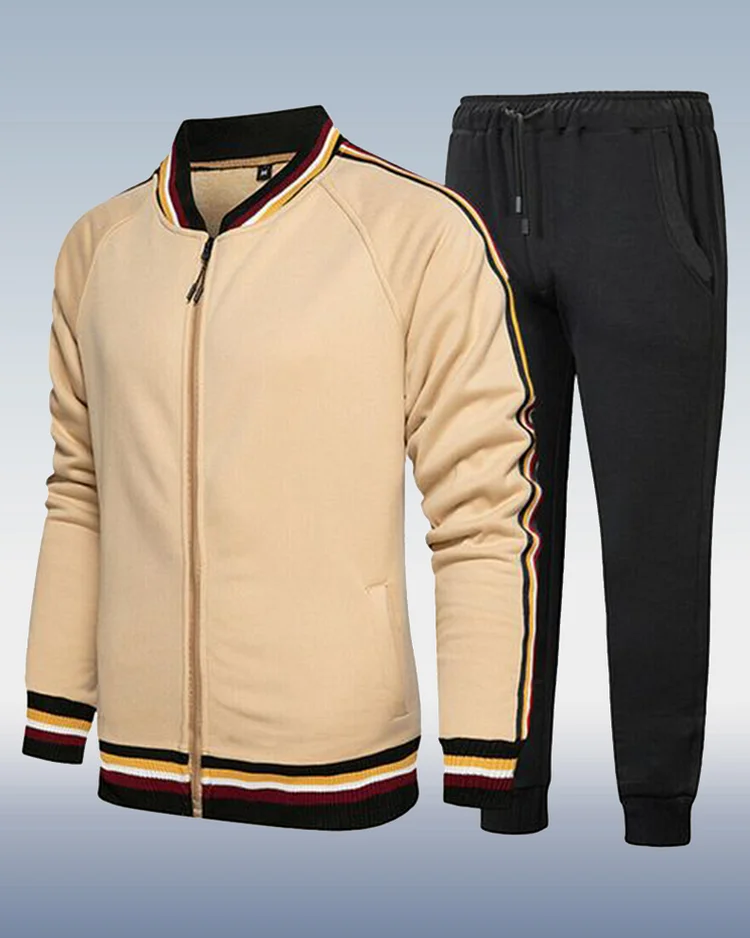 Men's Classic Nostalgia 70s and 80s Tracksuit -00140