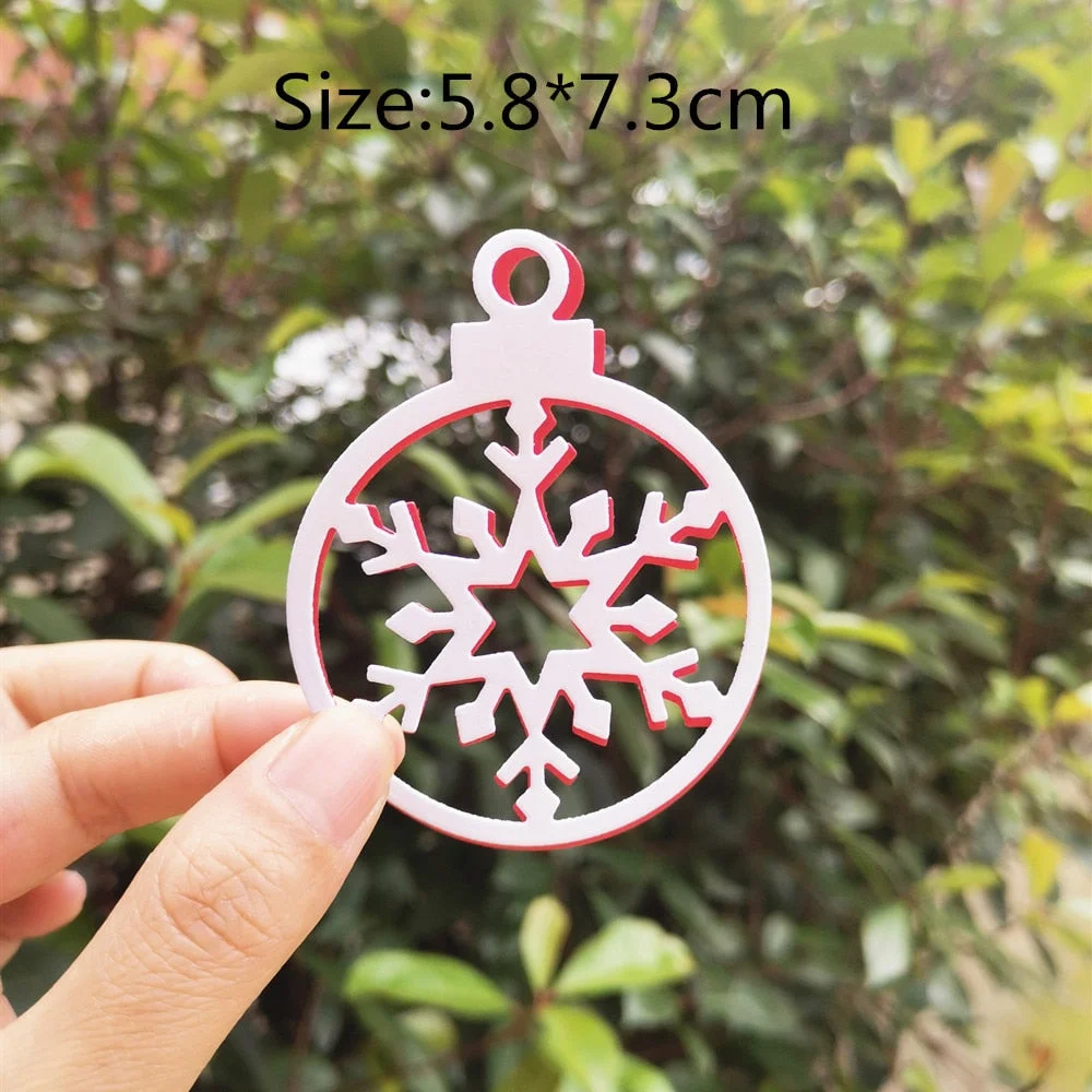 Christmas Ball Cut Dies Metal Template for Embossing Stencil DIY Paper Album Gift Cards Making Scrapbooking New Dies 2020