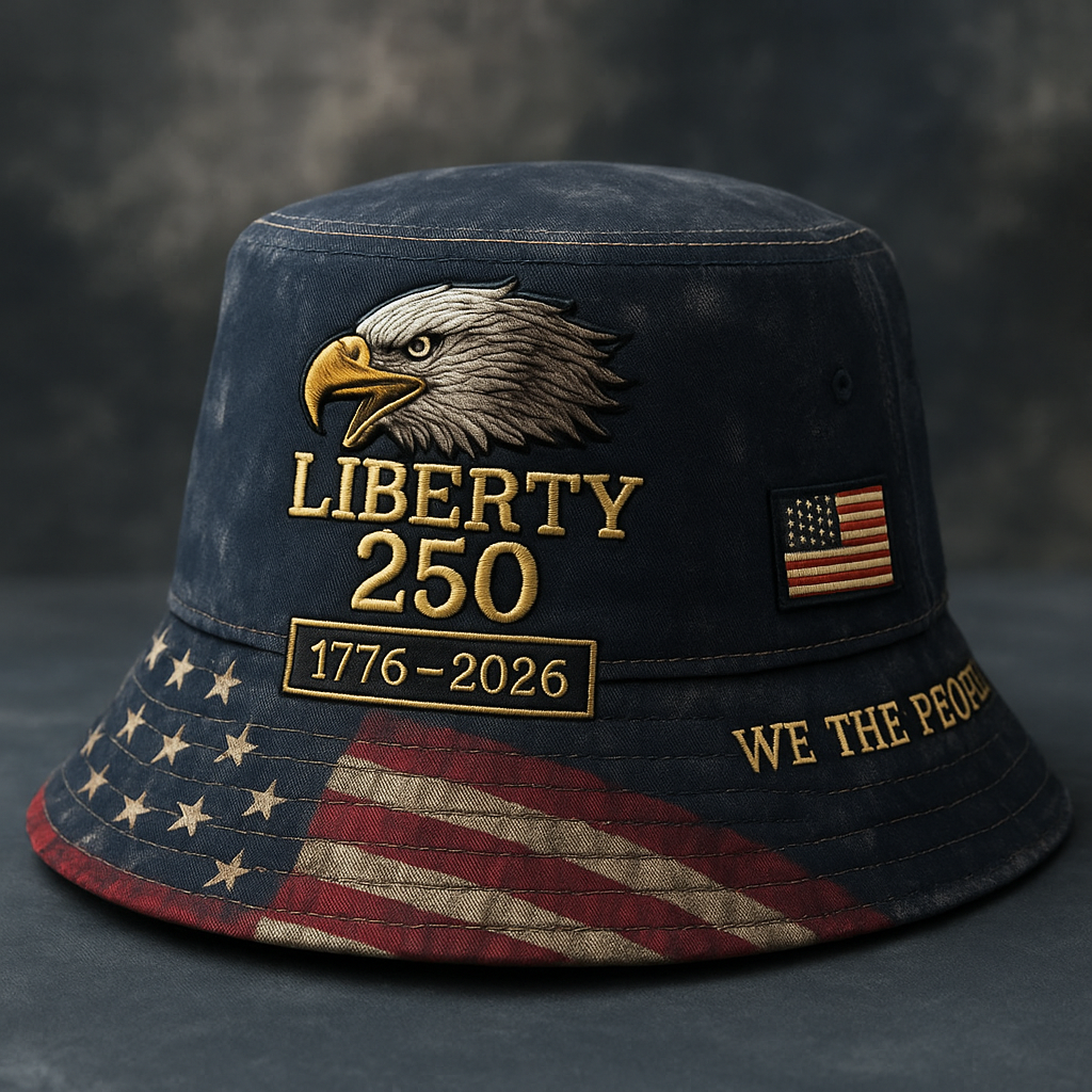 Liberty 250 — Commemorative Bucket Hat (1776–2026)