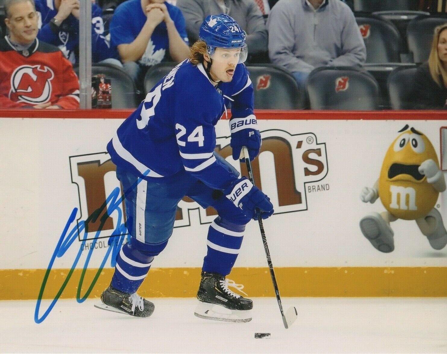 Toronto Maple Leafs Kasperi Kapanen Signed Autographed 8x10 NHL Photo Poster painting COA #4