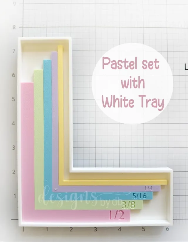 Card Making Alignment Guide Set with Tray