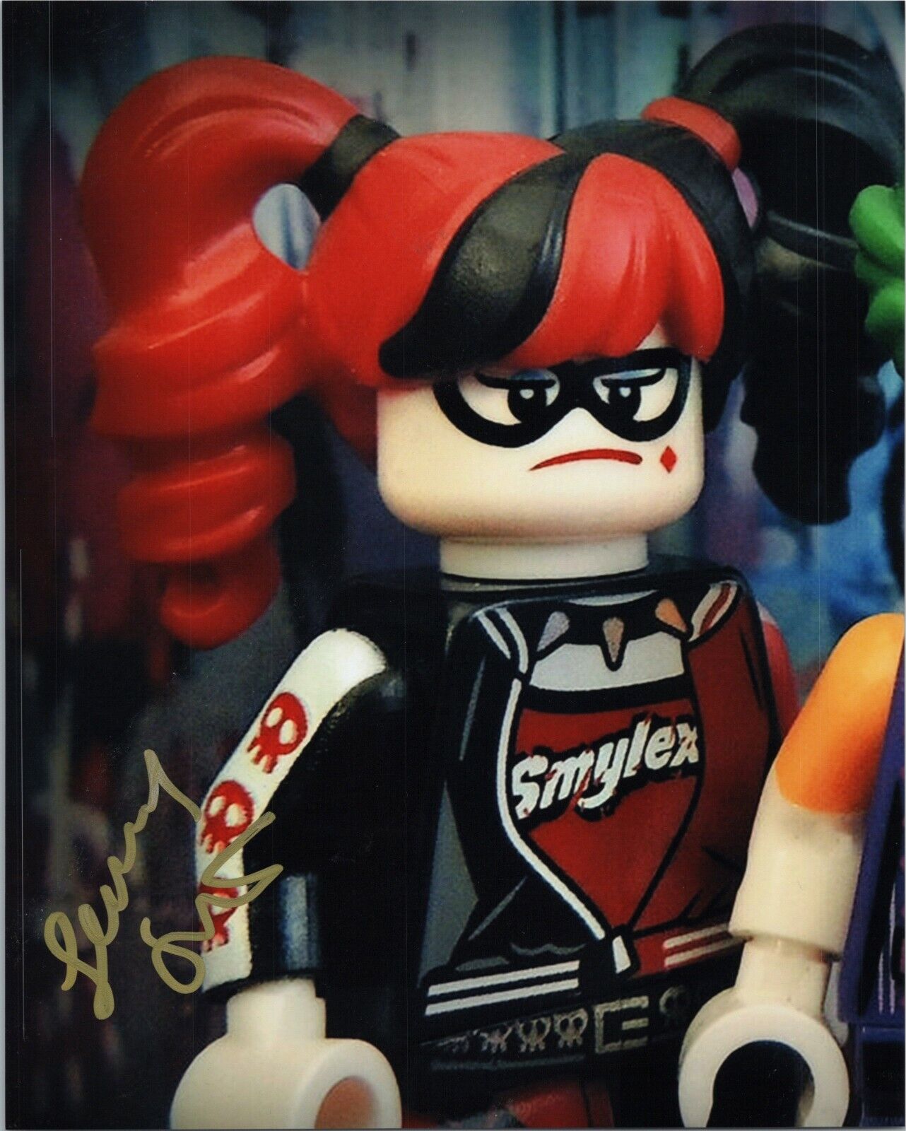 ~~ JENNY SLATE Authentic Hand-Signed ~HARLEY QUINN - LEGO BATMAN ~ 8x10 Photo Poster painting C~