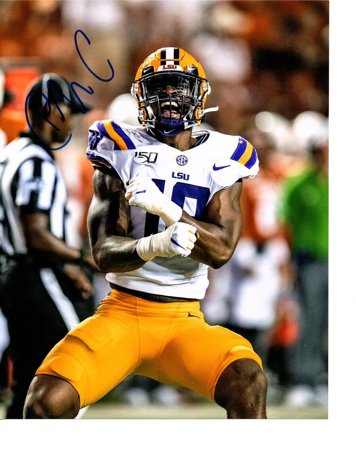 K'Lavon Chiasson LSU Tigers signed autographed 8x10 football Photo Poster painting CHAMPS!