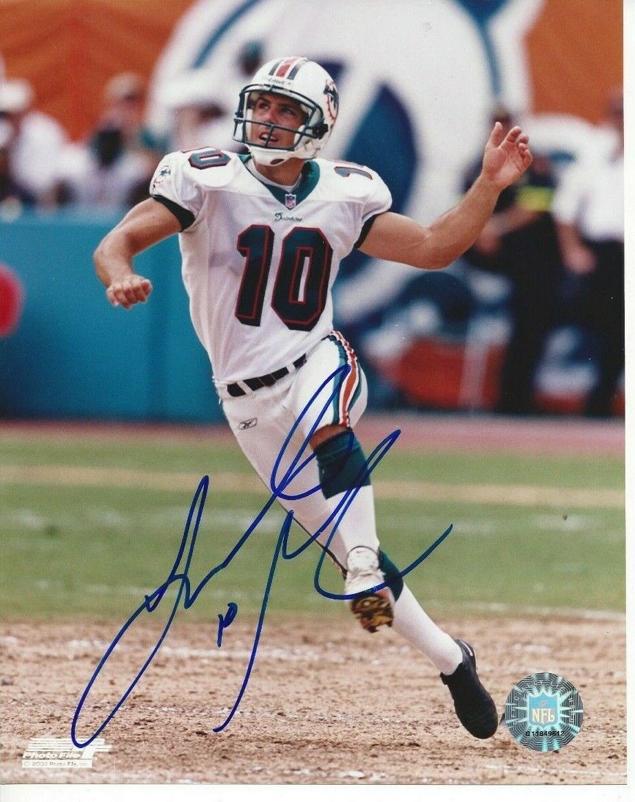 Olindo Mare Autographed 8x10 Miami DolphinsRare B859