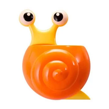 1pc New Arrival Toothbrush Holder Cute Cartoon Sucker Hook Toothbrush Holder Snail Bathroom Accessories toothbrush case