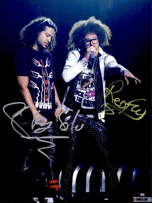 LMFAO Party Rock authentic signed RAP 8x10 Photo Poster painting W/ Certificate Autographed A17