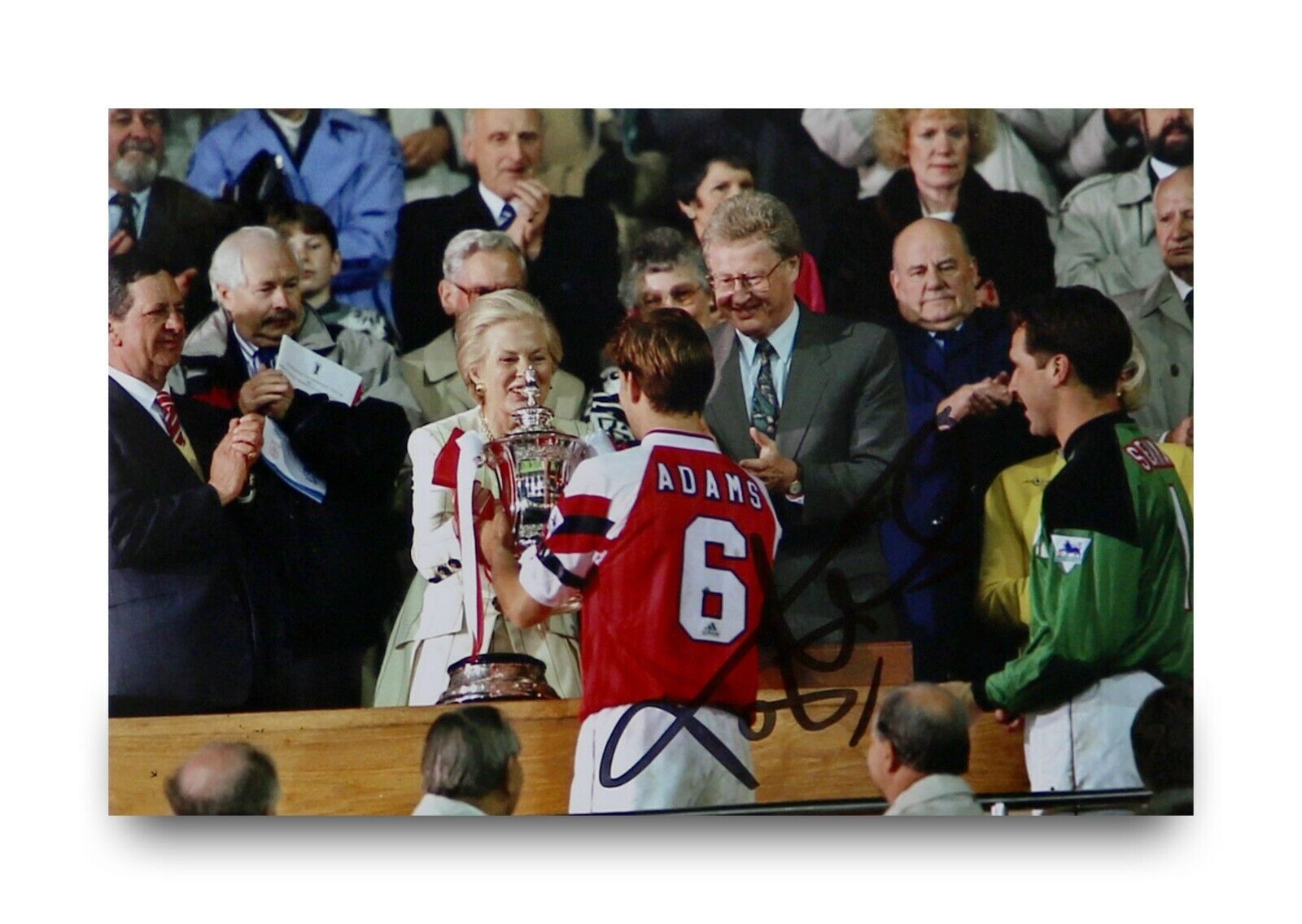 Tony Adams Signed 6x4 Photo Poster painting Arsenal Gunners England Autograph Memorabilia + COA