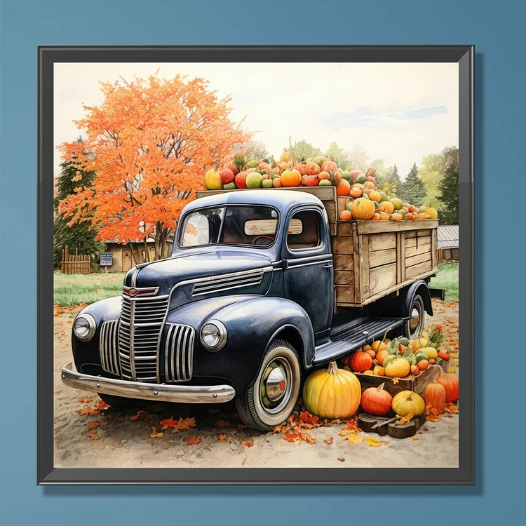 Classic Country Car - Full Square - Diamond Painting(30*40cm)