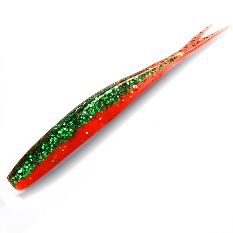 Bearking Soft Plastic Baits 75mm 1.8g 15pcs Per Lot New Fishing Lures Soft Plastic Lures For Bass Tackle Jerkbaits For Pike And Bass