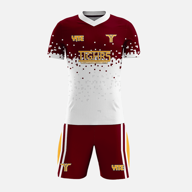 YITE | YTZQ167-White  And Red Soccer Uniforms