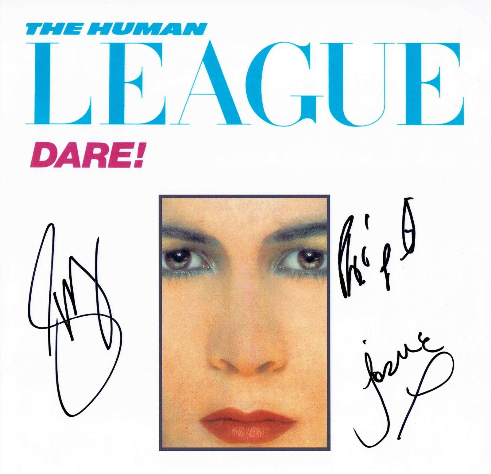 Human League Phil OAKEY Joanne Susan SIGNED Autograph 12x12 Photo Poster painting D AFTAL RD COA