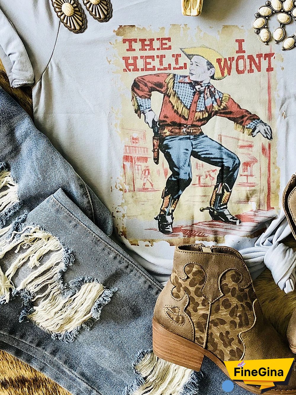 Shift Printed Short Sleeve Vintage T-shirt