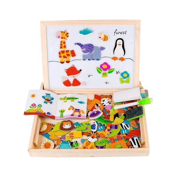 Magnetic Jigsaw Puzzle Toddler Toys