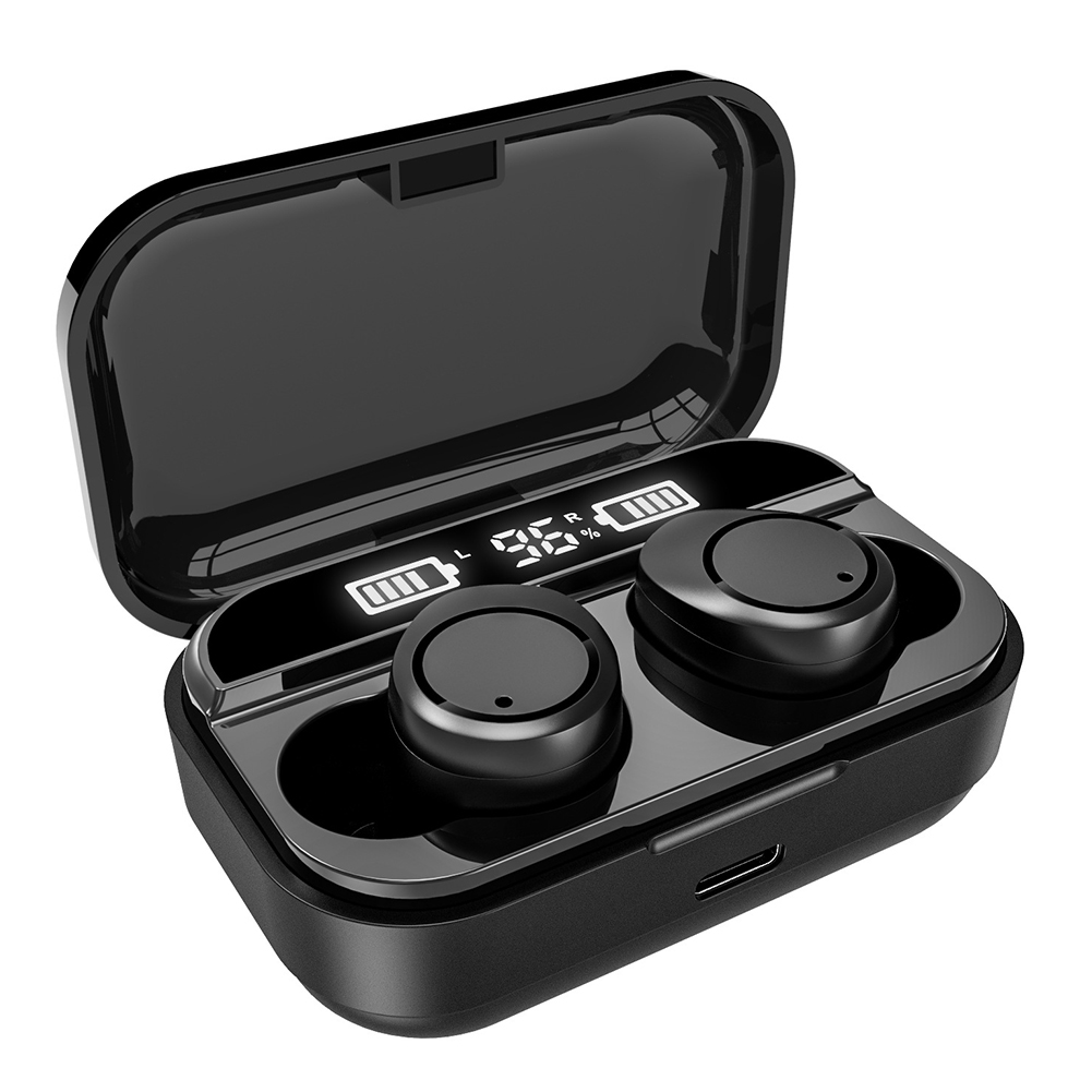

X5 TWS Bluetooth Earphones LED Power Display Sports In-ear Earbuds (Black), 501 Original
