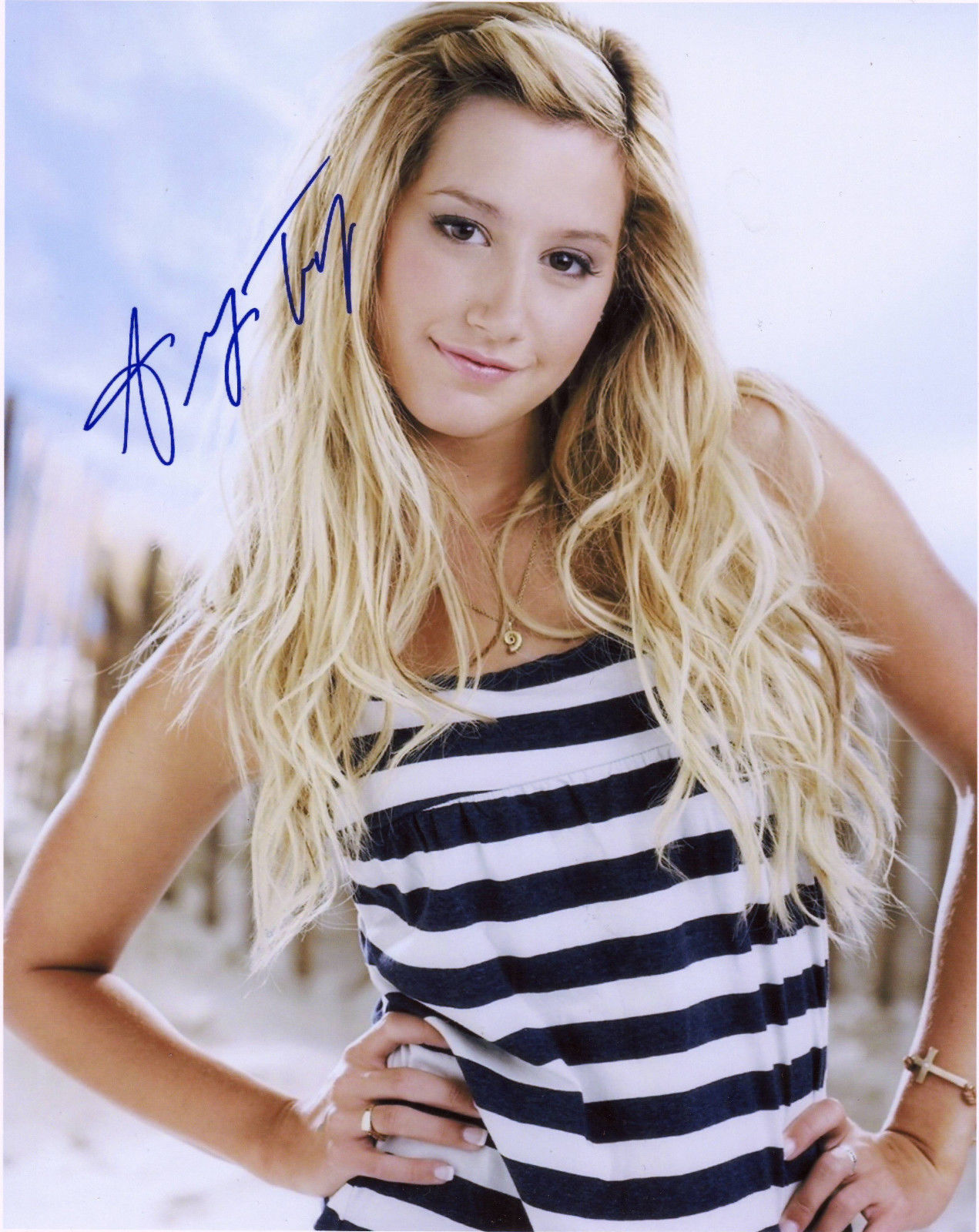 ASHLEY TISDALE AUTOGRAPH SIGNED PP Photo Poster painting POSTER