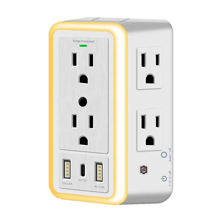 🔥Hot Sale 49% OFF✨ Multi Plug Outlet Surge Protector 