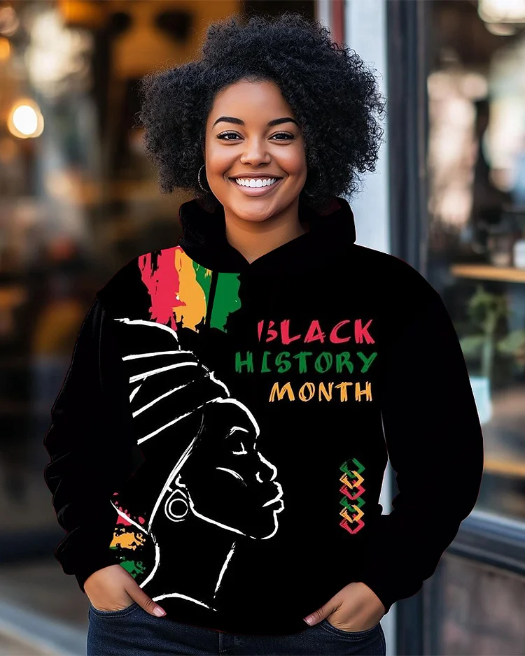 Black History Month Long-sleeved Hoodie