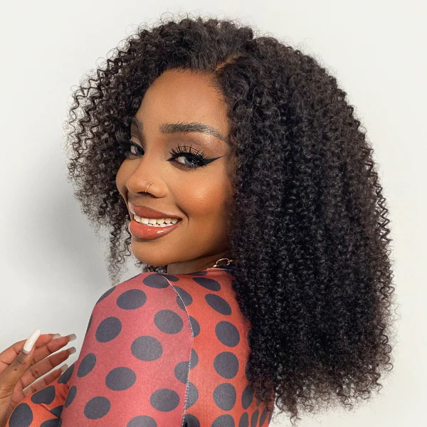 Wear & Go Kinky Curly Glueless Lace Wig