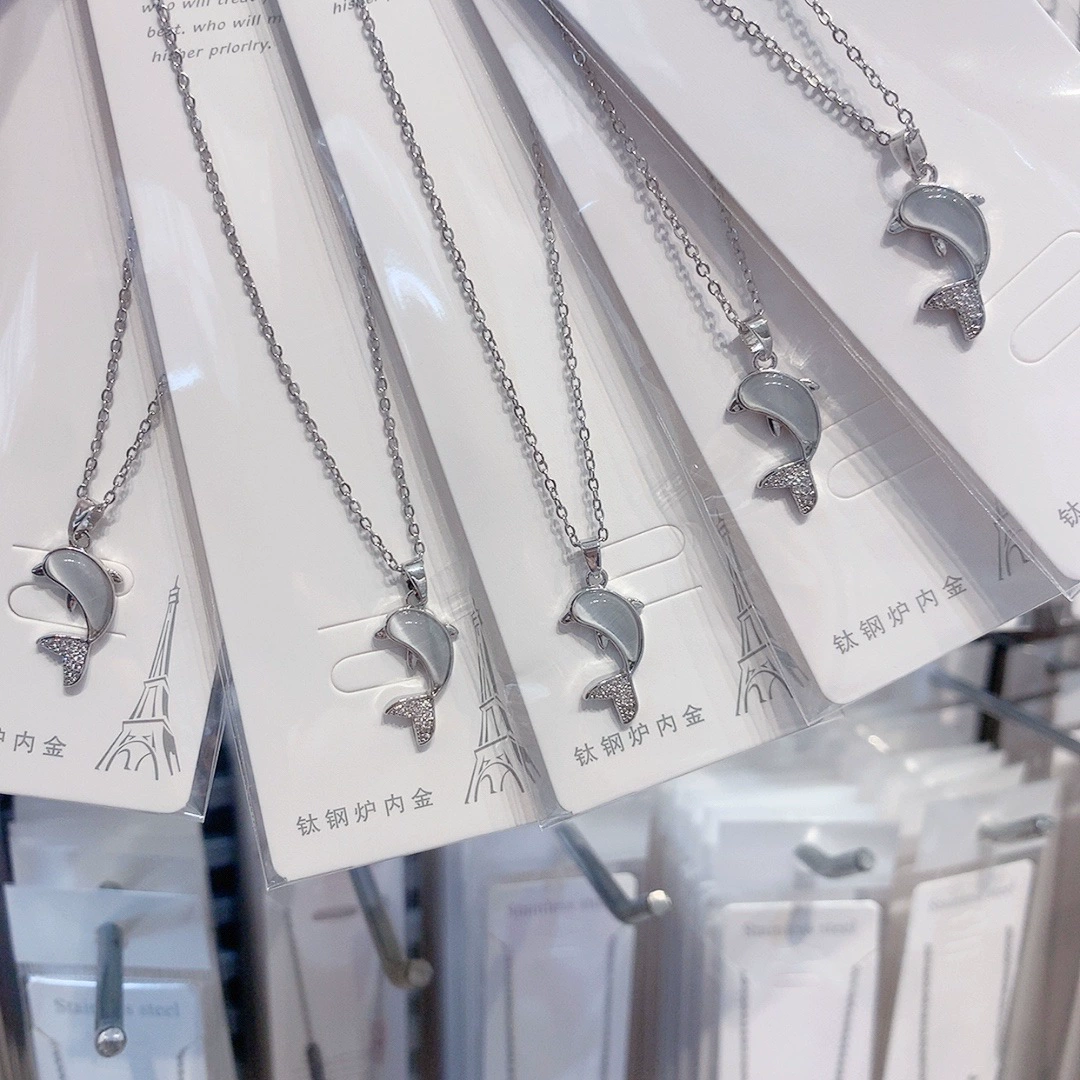 Dolphin Cat's Eye Necklace