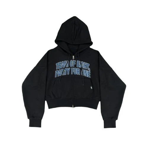 ATEEZ 8ROOM 7th Anniversary Crop Zip-Up Hoodie