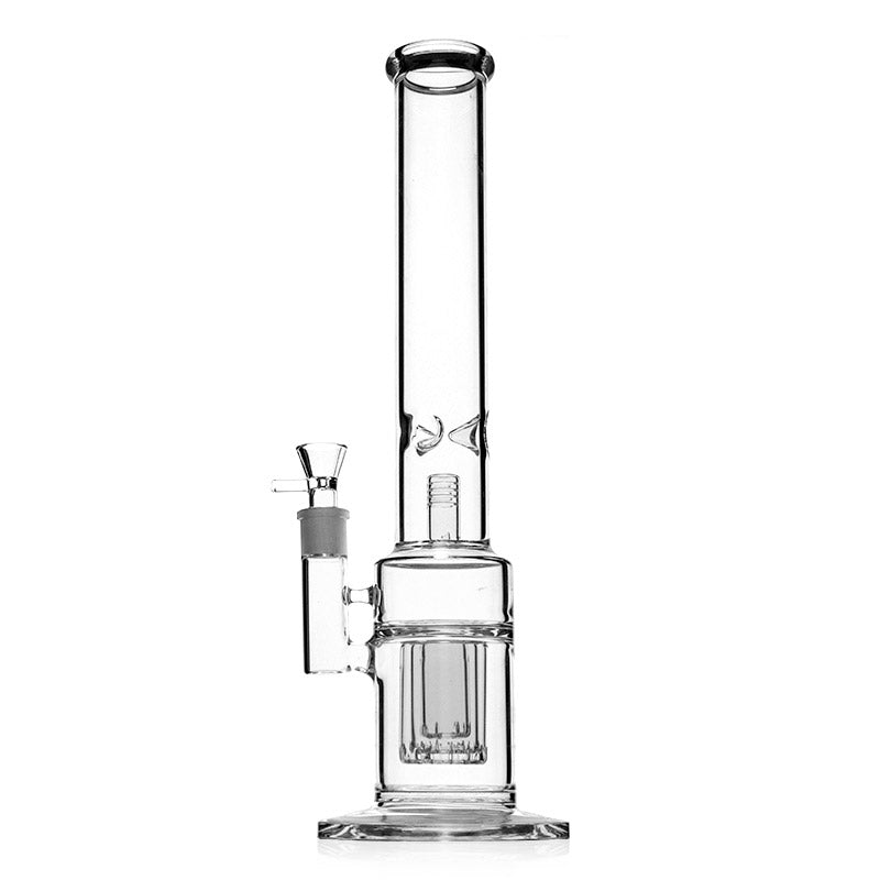 Clear Cylinder Ice Tobacco Water Pipe for Tobacco with Domb Perc