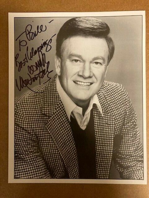 Wink Martindale Boldly Signed 8x10 Handsome Photo Poster painting w/ COA