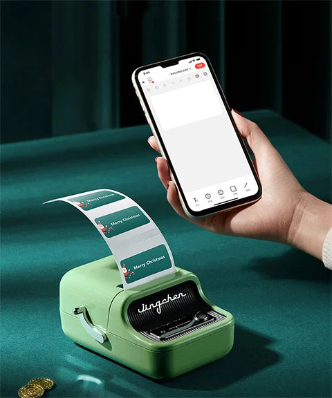 Mini Portable Wireless Thermal Label Sticker Machine-Himinee.com
