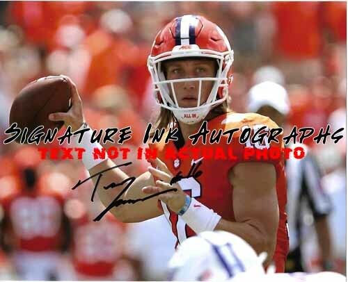 Trevor Lawrence Clemson Tigers Signed 8x10 Autographed Photo Poster painting reprint1