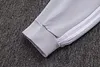 Joyfball 2025/2026 Real Madrid Long Zipped Jacket White Grey Football Jersey 1:1 Thai Quality 