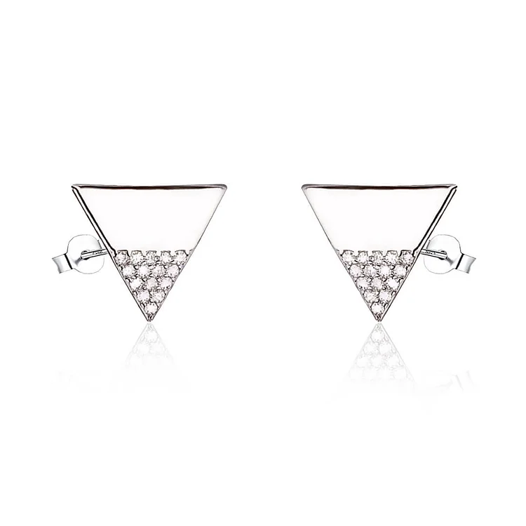 For Friend - My Badass Tribe Triangle Earrings